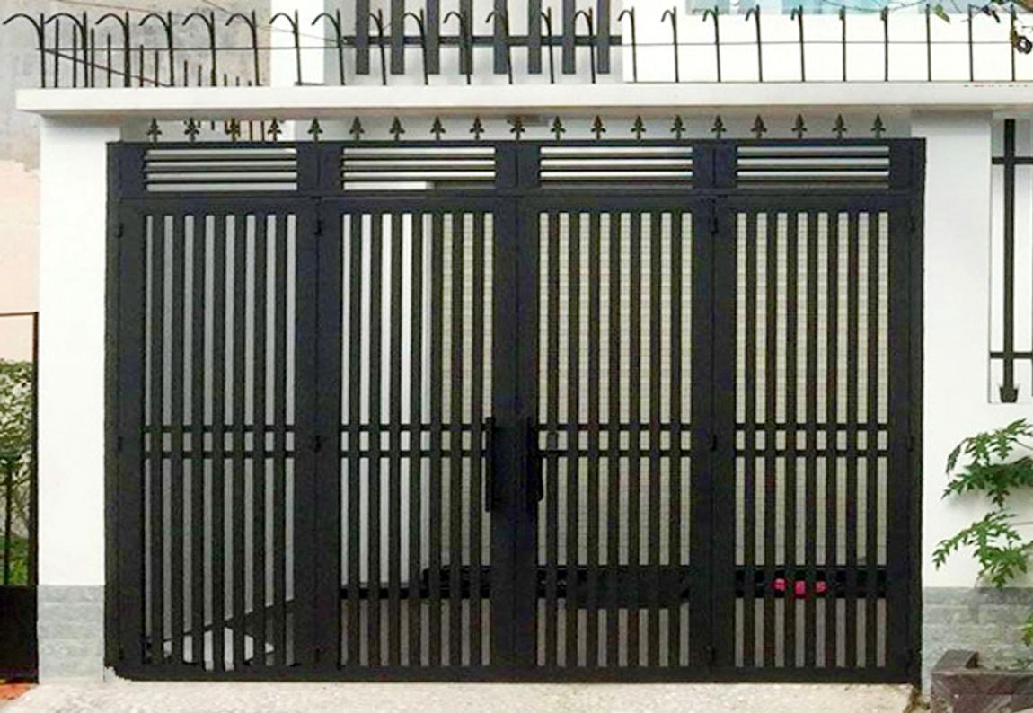 Thép hộp làm cửa cổng nhà ở