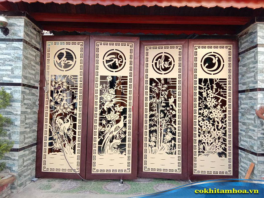 Cổng sắt CNC nghệ thuật