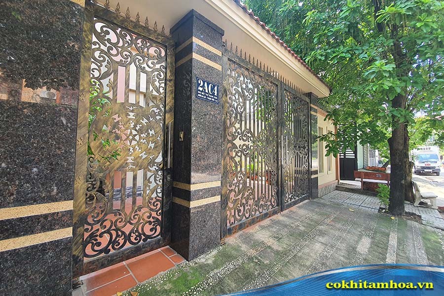 Đo đạt kích thước cửa cổng CNC