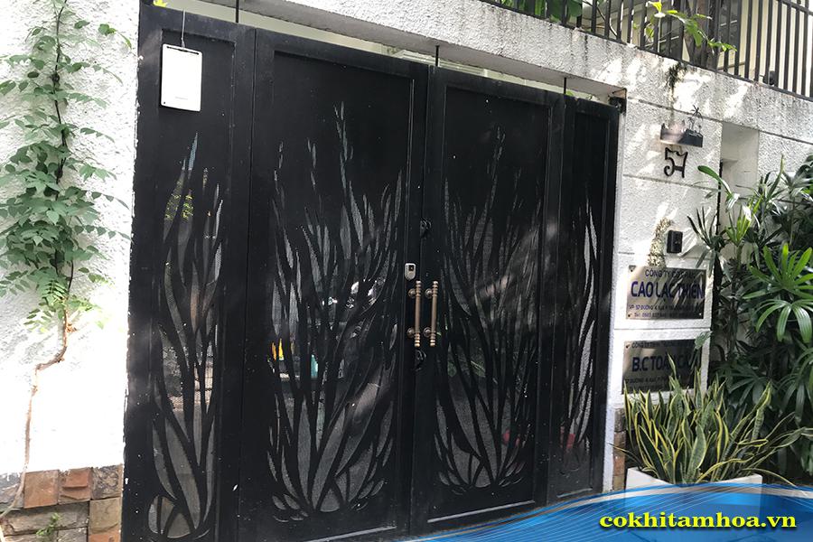 Mẫu cổng nhà cấp 4 phù hợp với điều kiện tài chính