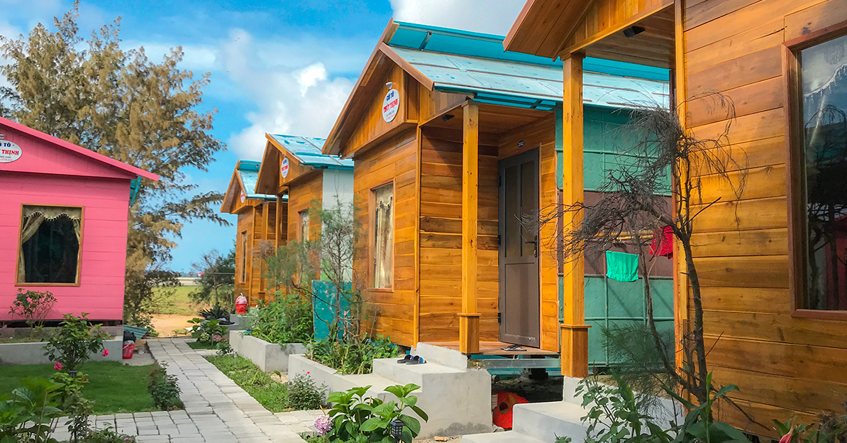 Hình 5: Nhà gỗ Homestay Thủy Thịnh Cô Tô