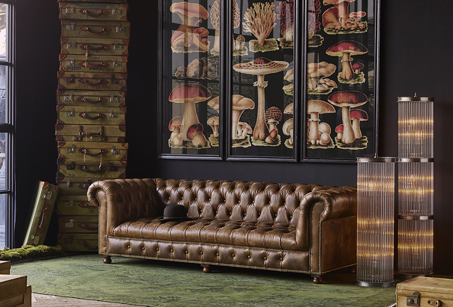 Mẫu ghế sofa theo phong cách Chesterfield
